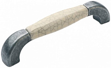 Мебельная ручка скоба DC D-300 G28/12-NW 128 мм серебряный