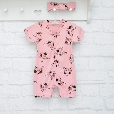 Песочник для девочки Blanka Кися р.68 розовый 12948 