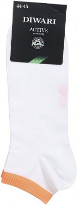 Носки Conte ACTIVE 7С-37СП р. 29 белый с оранжевым 