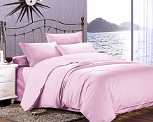 Комплект постельного белья евро светло-розовый Homeline 