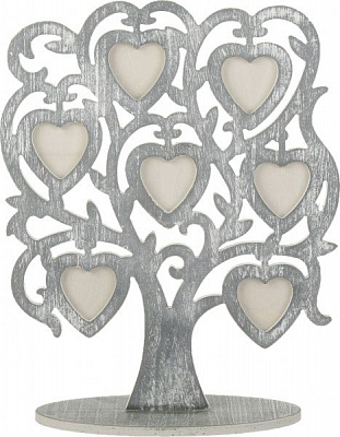 Рамка для фото Сімейне дерево неформат см сірий