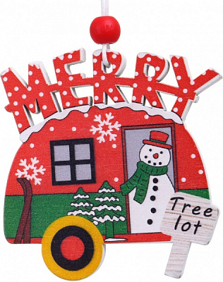 Декоративная подвеска Машина 5,5x7,5 см 6014-127