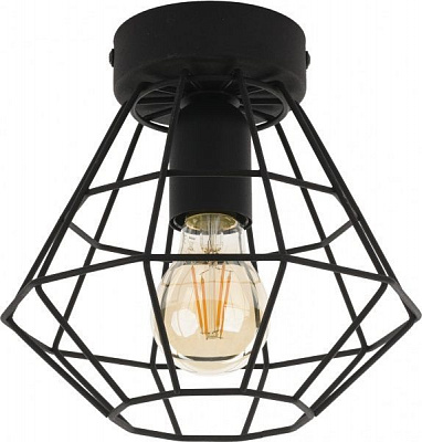Люстра стельова TK Lighting Diamond 1x60 Вт E27 чорний 2294