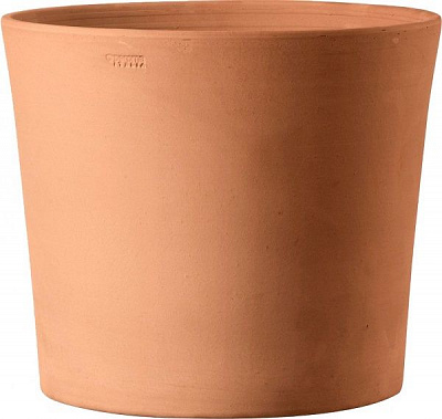 Горшок керамический DEROMA цилиндр 20х17х3,6 примитиво вайт круглый белый 