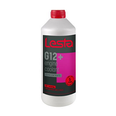 Антифриз Lesta від -18 до -36 1,5л червоний AS-AKO-G12LES/1.5-AO