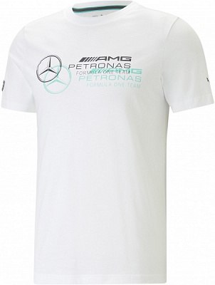 Футболка Puma MAPF1 LOGO TEE 53848203 р.XL белый