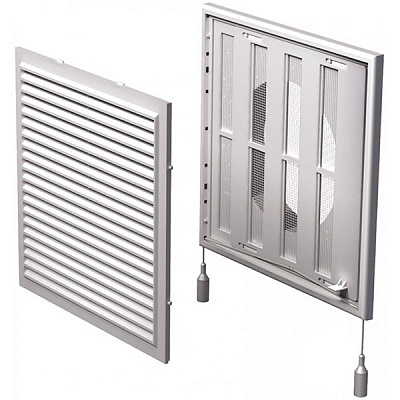 Решетка Вентс МВ 250/150ВР пластик белый 