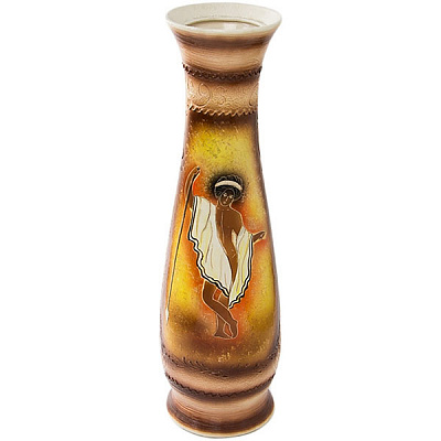 Ваза керамическая коричневая Глория 66 см