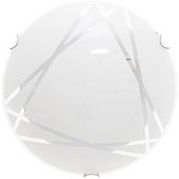 Светильник настенно-потолочный Декора НББ Геометрия 2x60 Вт E27 белый 24203-1 