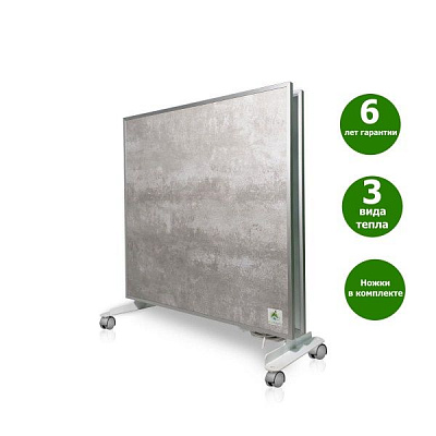 Обігрівач керамічний ECOTEPLO DUO 1000 ME (сірий лофт)