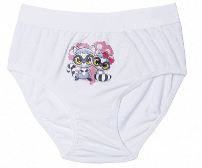 Трусы для девочек KOSTA р.110–116 белый 2641-1 