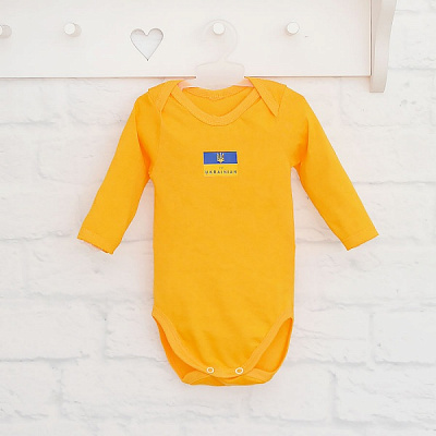 Боди унисекс Blanka Я Украинец р.74 желтый 110338 