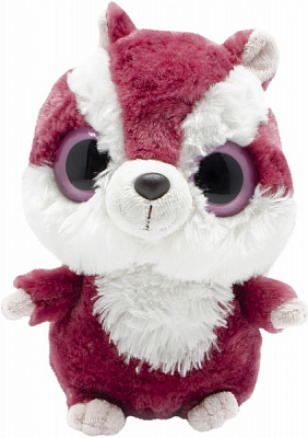 М'яка іграшка Aurora Yoohoo Білка 20 см рожевий із білим 71015B