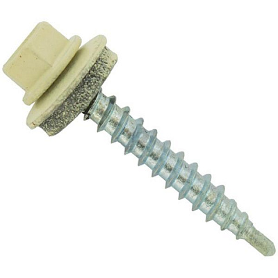 Саморез кровельный по дереву 4,8x35 мм вес бежевый RAL 1015 RAL 1015 Expert Fix
