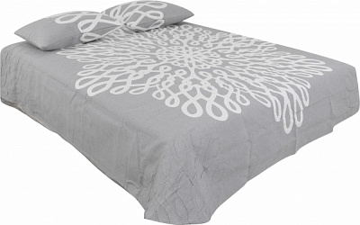 Набор декоративный BUDA 764/12 серый с принтом Manterol 