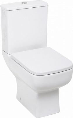 Унітаз-компакт Water House Cube rimless, сид. дюропласт soft-close