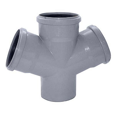 Хрестовина каналізаційна Plastimex 110x110x110 мм 67°