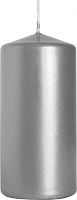 Свеча цилиндрическая 50/100-271 серебряный металлик Bispol