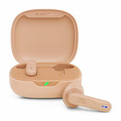Гарнітура JBL® Wave Flex Beige (JBLWFLEXBEG)
