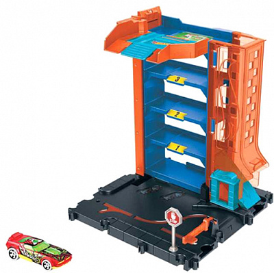 Игровой набор Hot Wheels City Паркинг в центре города HDR28