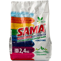 Пральний порошок для машинного прання SAMA Гірська свіжість 2,4 кг