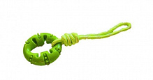 Игрушка для собак AnimAll GrizZzly Кросфит с кольцом зеленый 9574