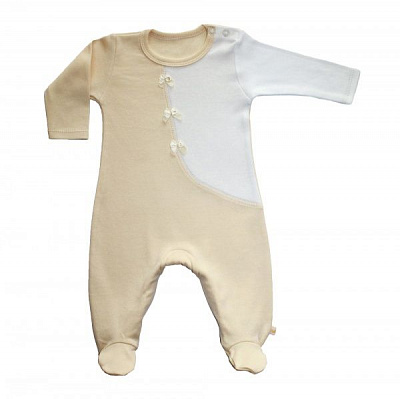 Чоловічок Lucky tots р.74 кремово-білий 1669