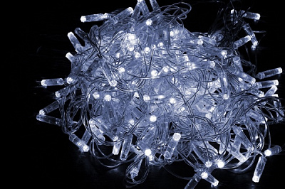 Гирлянда IEK Нитка 6500 К встроенный светодиод (LED) 100 ламп 10 м 