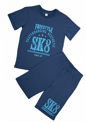 Костюм для мальчиков Roksana №0014/12142 р.152-158 синий 