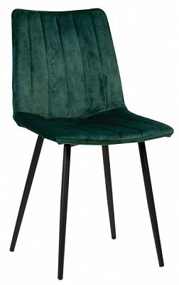 Стул обеденный Nowy Styl VERONIKA FX BLACK (BOX-2) (CH) PUMA-08 темно-зеленый / черный