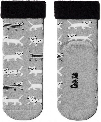 Шкарпетки дитячі Conte-Kids CK SOF-TIKI (з відворотом) 6С-19СП р.20 сірий