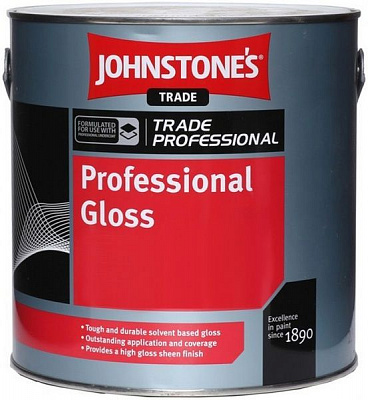 Емаль Johnstone's алкідна Professional Gloss білий глянець 2,5л