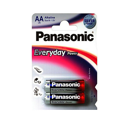 Батарейка Panasonic Everyday Power AA (R6, 316) 2 шт. (LR6REE/2BR)