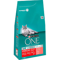 Корм Purina One SterilCat с лососем и пшеницей 1,5 кг