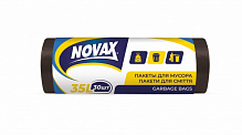 Мешки для бытового мусора Novax стандартные 35 л 30 шт.