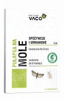 Пастка клейова VACO 2 в 1 від харчової та платтяної молі 2 шт. 