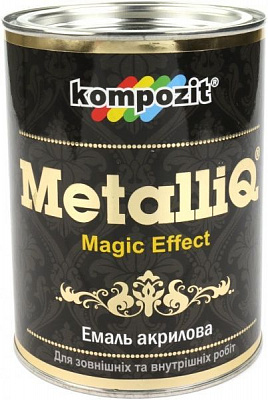 Емаль акрилова MetalliQ Kompozit бронзовий 0,77 л