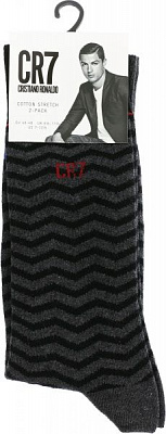 Шкарпетки 8272-80-113 8272-80-113 2 пари сірий із чорним р.40-46