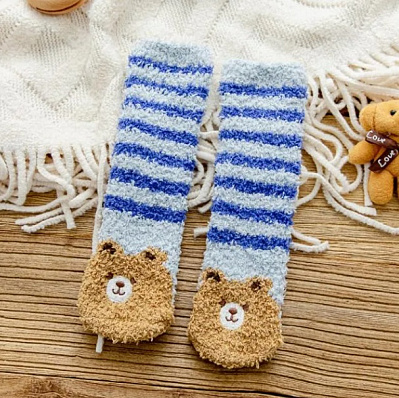 Шкарпетки дитячі HW розмір 19-34 (14-22 см) блакитно-синій