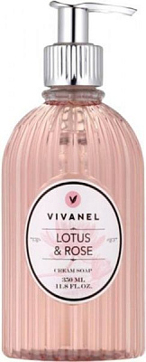 Крем-мило Vivian Gray Vivanel Lotus & Rose 350 мл 1 шт./уп.