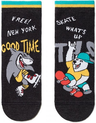 Носки детские Conte-Kids CK Веселые ножки 17С-10СП 479 р.22 черный 