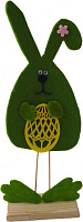 Декоративное изделие Гулівер Країна Кролик 25 см зеленый
