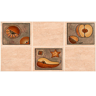 Декор Lucia 21 022-2 230x350 мм темно-бежевый