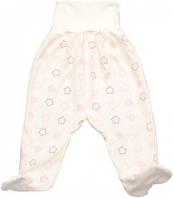 Ползунки детские Модний Карапуз Stars р.74 молочно-розовый 