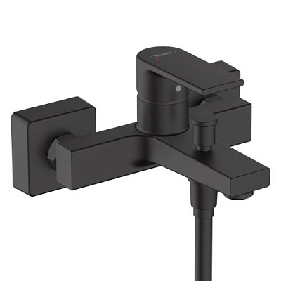 Смеситель для ванны Hansgrohe черный матовый 71450670
