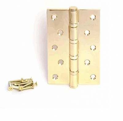 Петля Apecs _00020270 B4-Steel-G 125x75x2,5 мм золотий універсальна 2 шт.