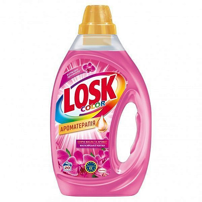 Гель для машинной и ручной стирки Losk Ароматерапия Аромат малайзийских цветов 1 л 
