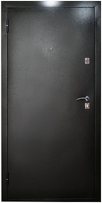 Дверь входная металлические Y1S001C053+P044C271 черный 2050x960 мм левая