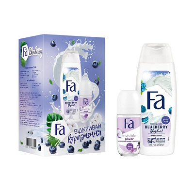 Набір подарунковий для жінок Fa Blueberry Yoghurt