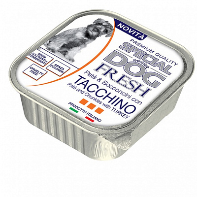 Консерва для взрослых собак для всех пород SPECIAL DOG EXCELLENCE Fresh индейка 150 г